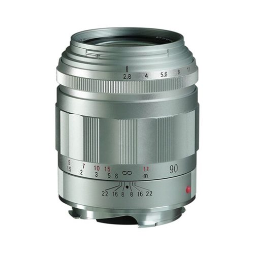 Voigtländer APO-Skopar 90mm F2.8 VM silver lens