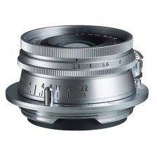 Voigtländer Heliar 40mm f/2.8 asph. M39 ezüst objektív