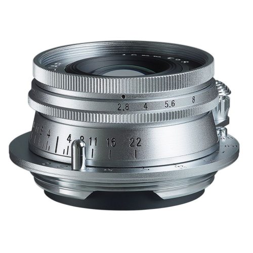 Voigtländer Heliar 40mm f/2.8 asph. M39 silver lens