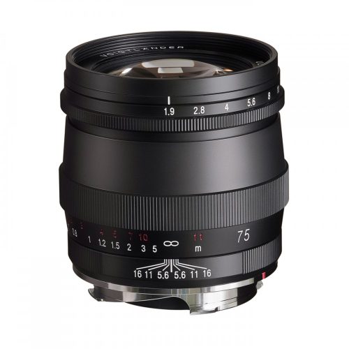 Voigtländer Ultron 75mm F1.9 M.C. VM fekete objektív