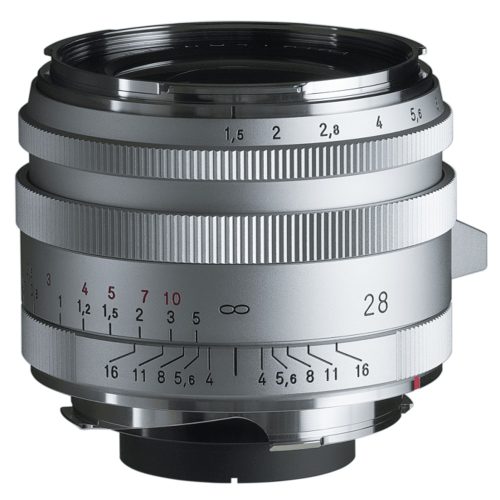 Voigtländer Nokton 28mm F1.5 ASPH. Type I VM silver lens