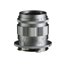 Voigtländer APO-Lanthar 50mm F3.5 VM Typ II lens, silver