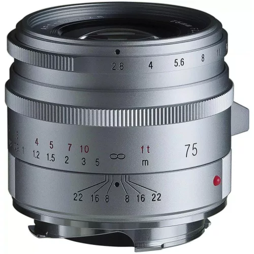 Voigtländer APO-Skopar 75mm F2.8 VM ezüst objektív