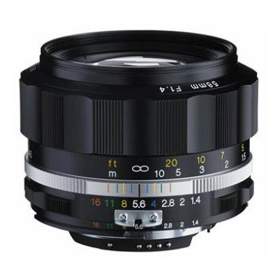 Voigtländer Nokton 58mm F1.4 SL II AIS Nikon black lens