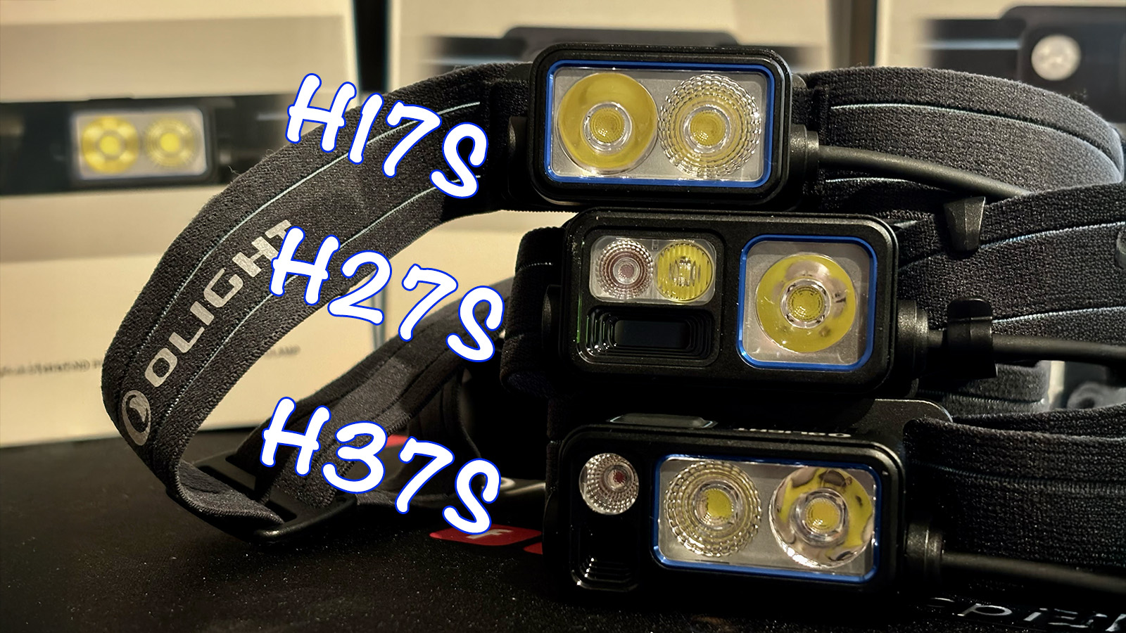 Három nagyteljesítményű fejlámpa az Olighttól: H17S, H27S, H37S – mi a különbség köztük?