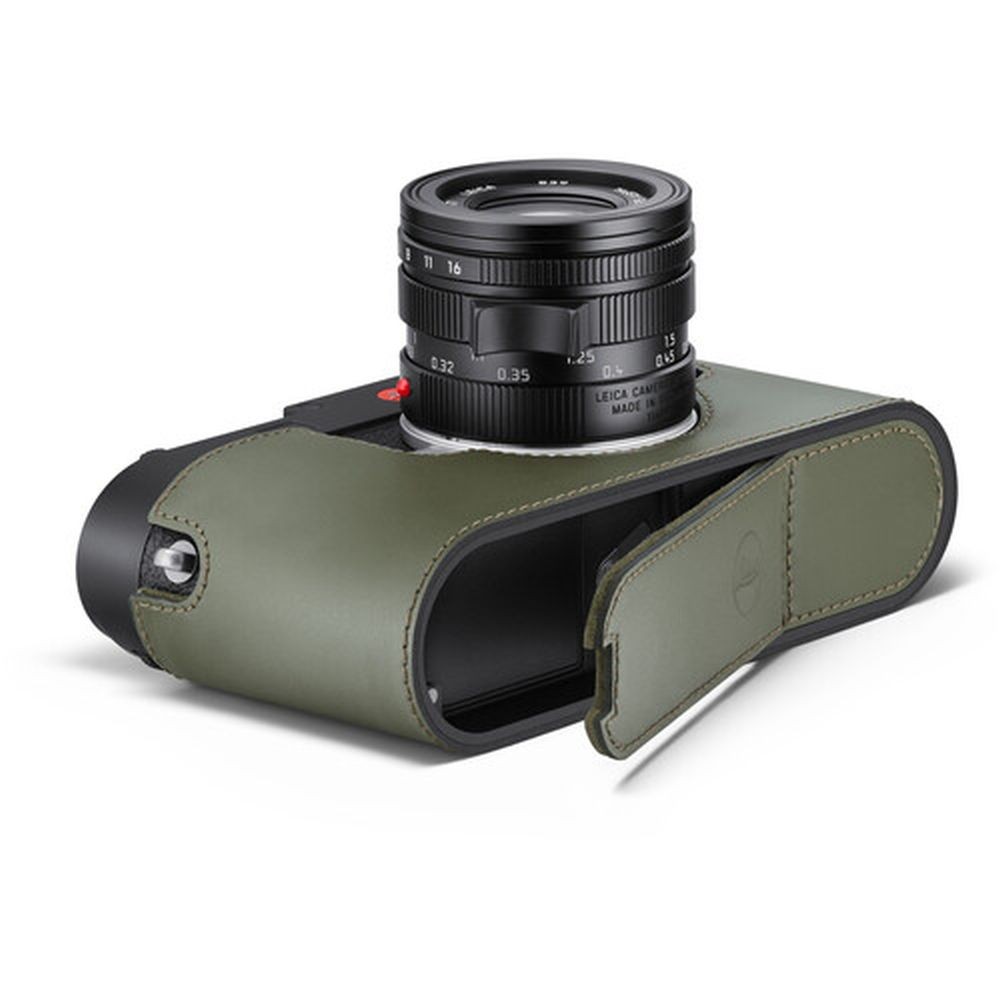 Leica M11 bőr protektor olíva zöld Leica M11 bőr protektor olíva zöld