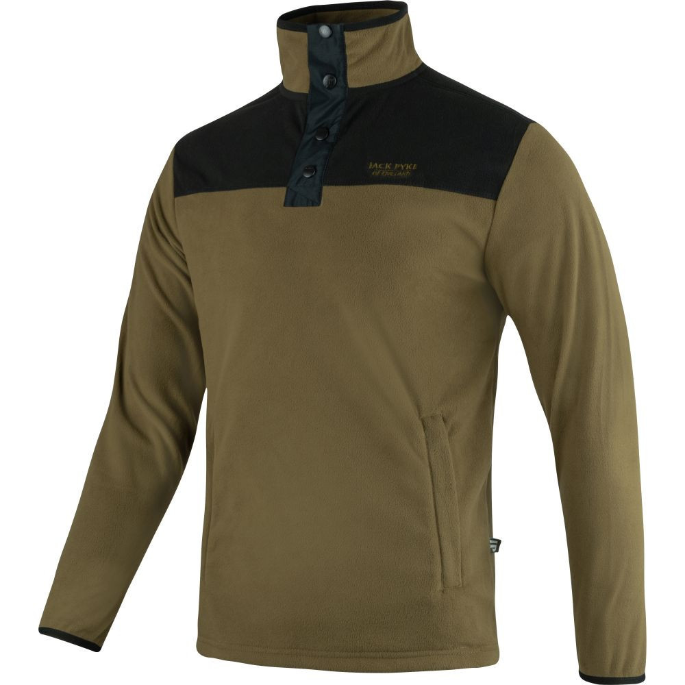 Jack Pyke Snap Neck thermo pulóver mustár XL Jack Pyke Snap Neck thermo pulóver mustár XL