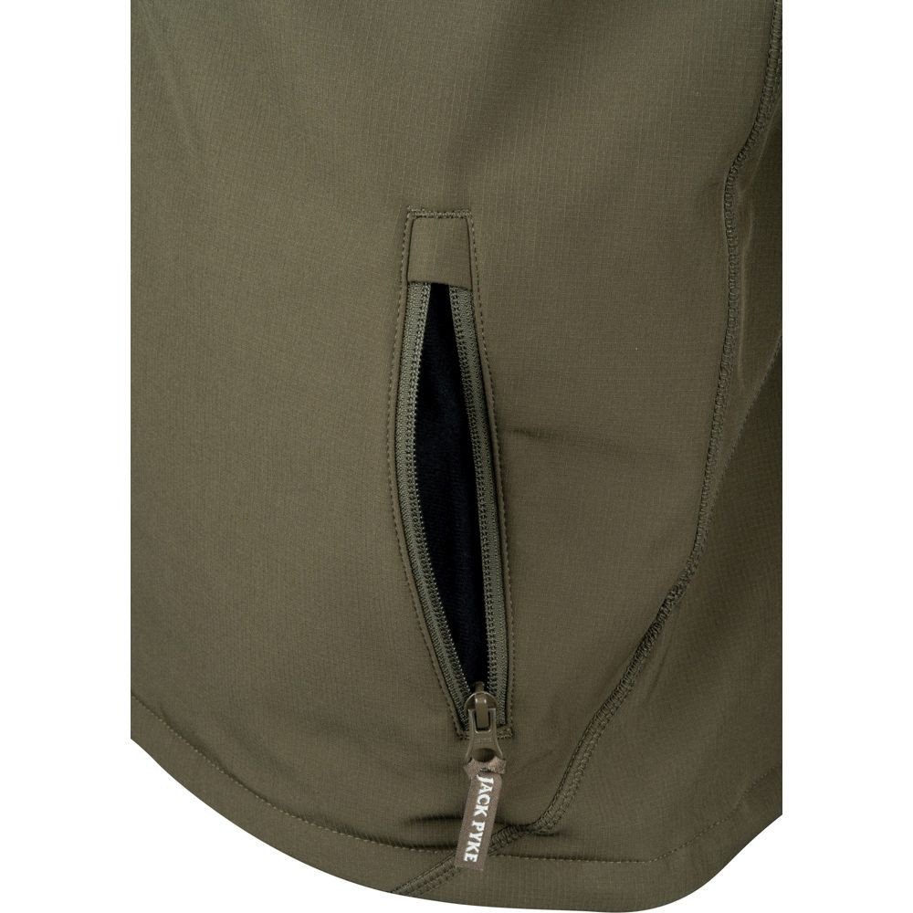 Jack Pyke Bleasdale Softshell kabát zöld XL Jack Pyke Bleasdale Softshell kabát zöld XL