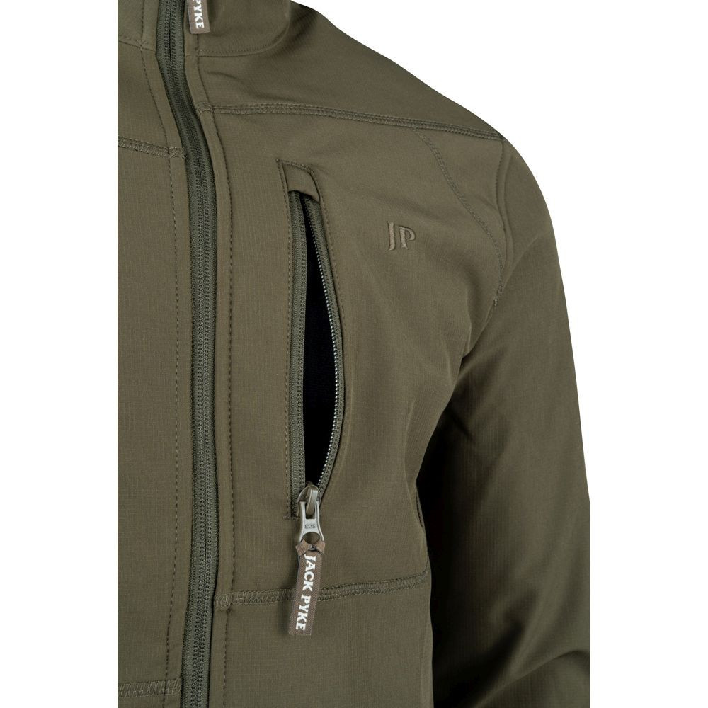 Jack Pyke Bleasdale Softshell kabát zöld XXL Jack Pyke Bleasdale Softshell kabát zöld XXL