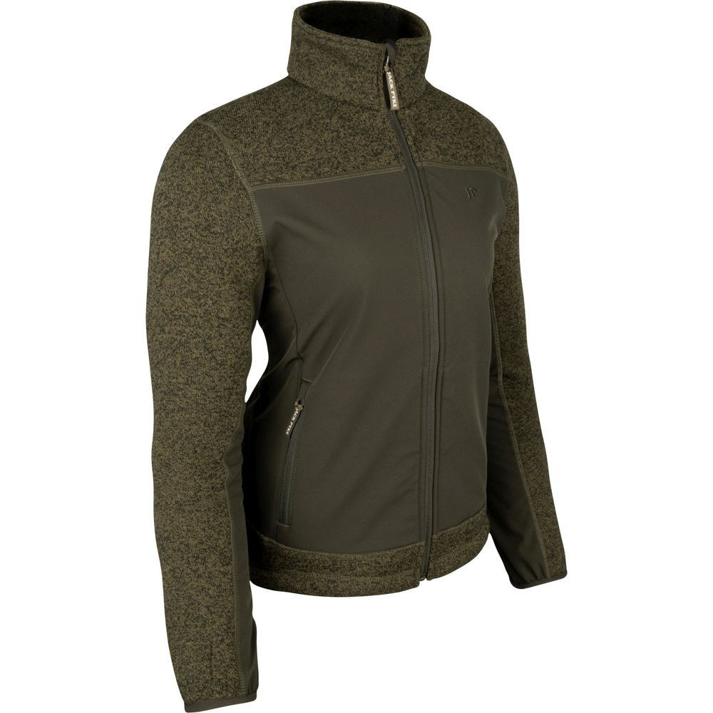 Jack Pyke Ladies Hybrid cipzáros pulóver ZÖLD M