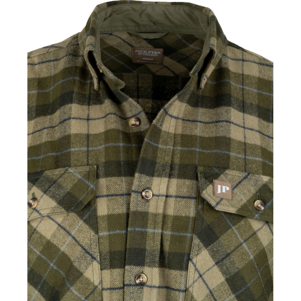 Jack Pyke Bleasdale flanel ing zöld S Jack Pyke Bleasdale flanel ing zöld S