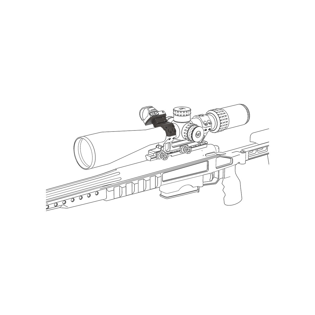 Vector Optics 30mm X-Accu szerelék szett Vector Optics 30mm X-Accu szerelék szett