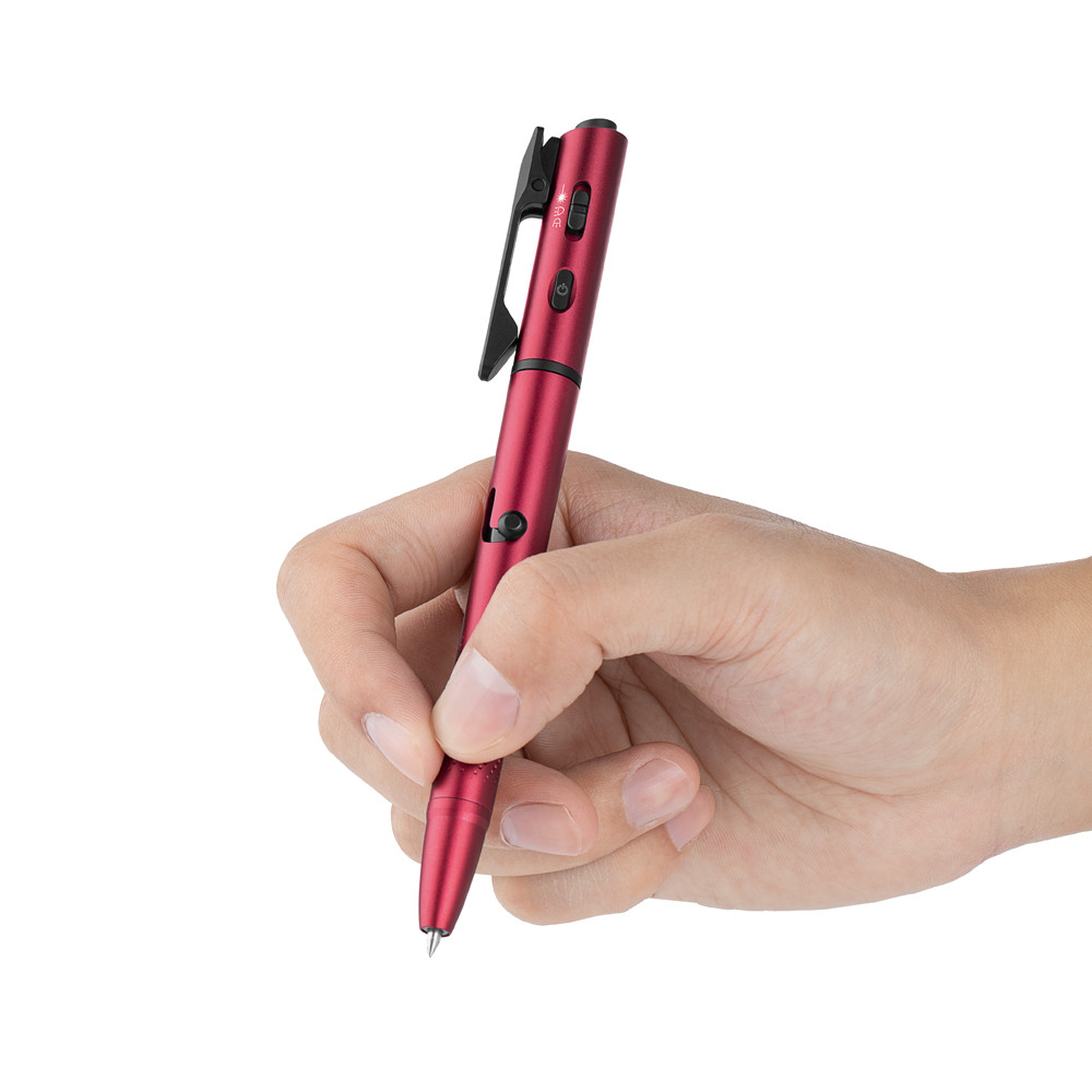 Olight O Pen 3 piros golyóstoll Class 1 zöld lézerrel