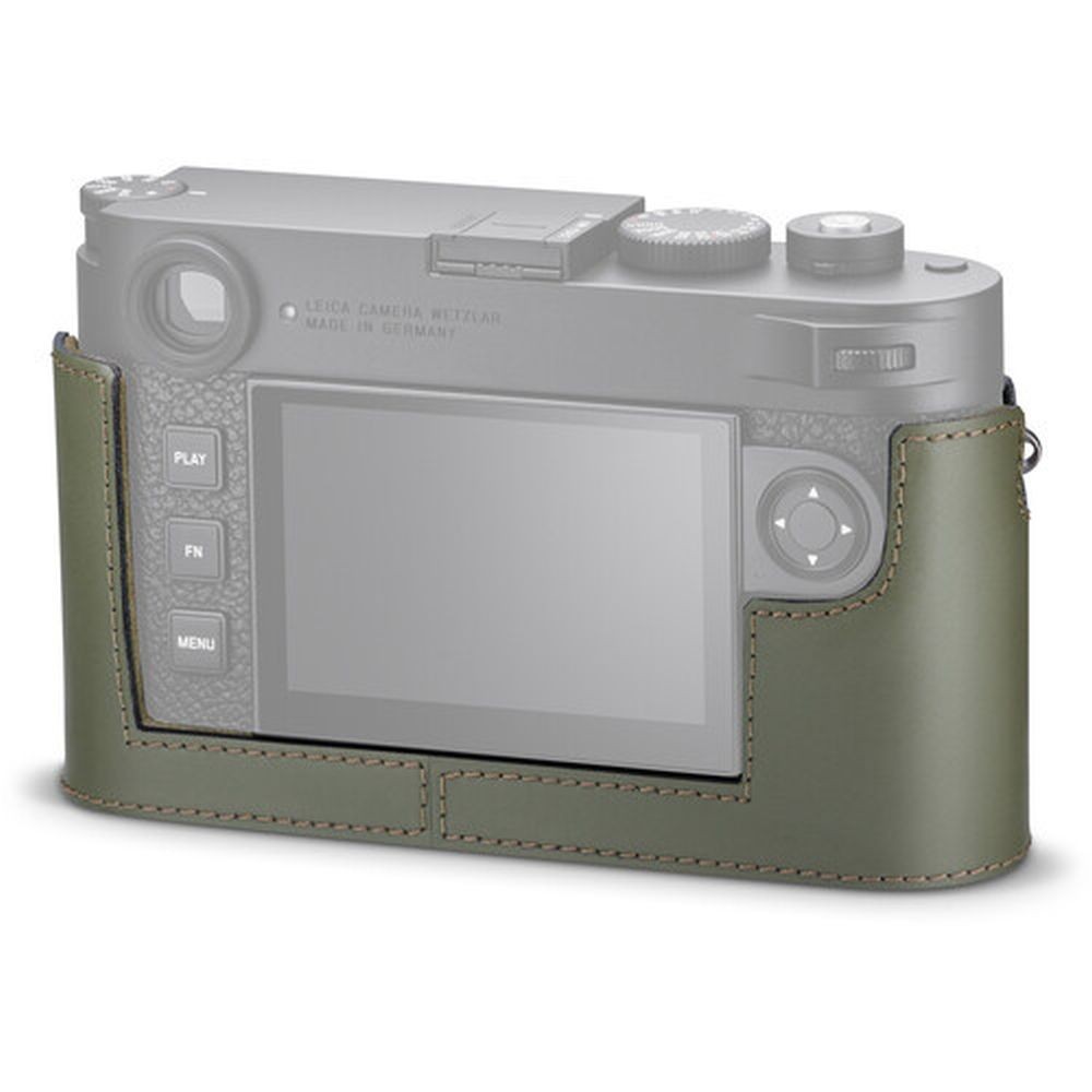 Leica M11 bőr protektor olíva zöld Leica M11 bőr protektor olíva zöld