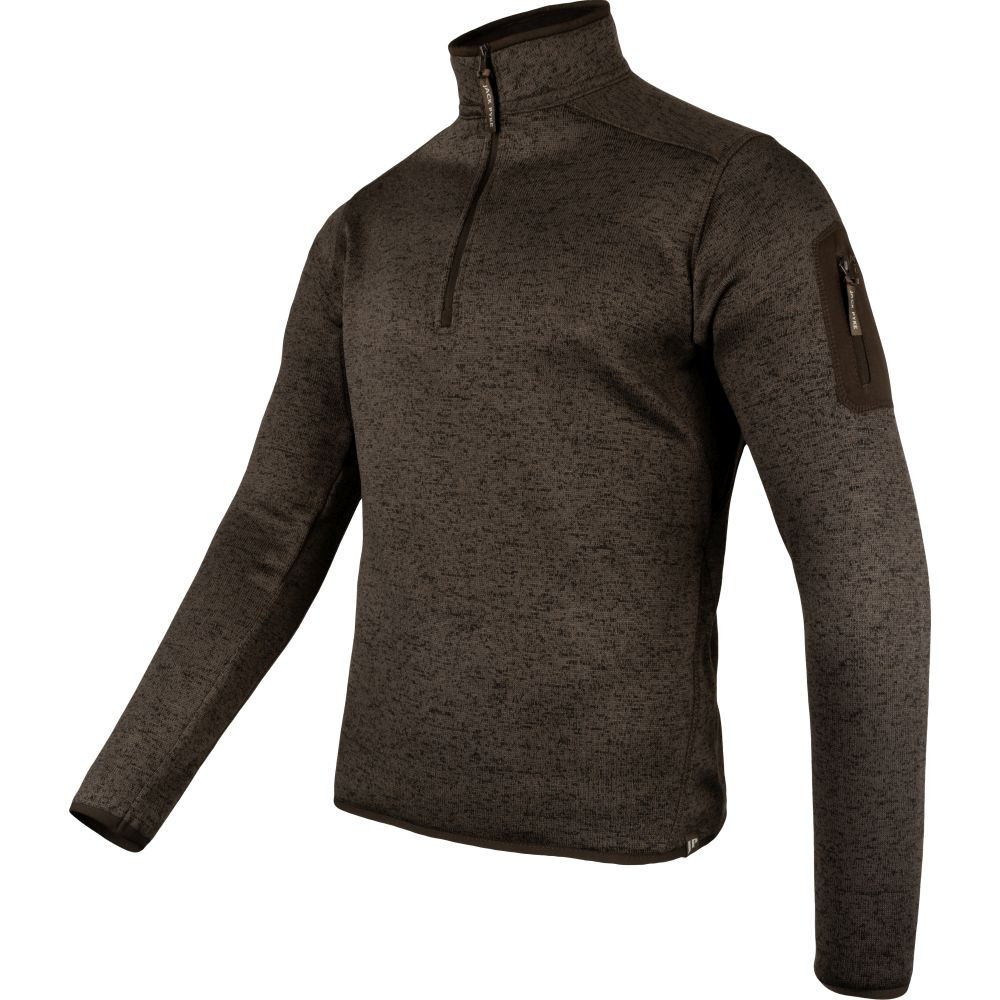 Jack Pyke Melange thermo pulóver barna L Jack Pyke Melange thermo pulóver barna L