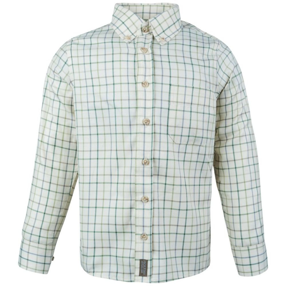 Jack Pyke Junior Countryman kockás ing zöld L Jack Pyke Junior Countryman kockás ing zöld L