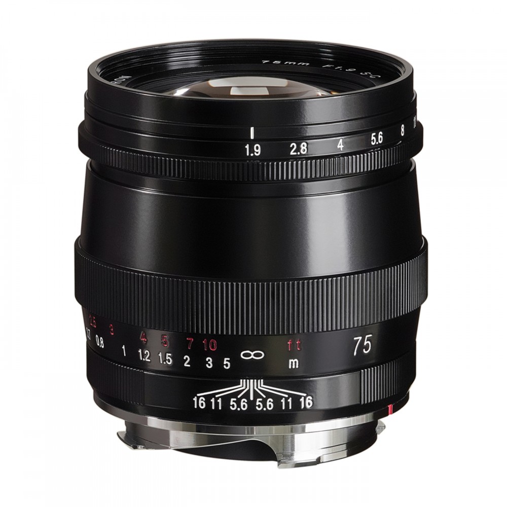 Voigtländer Ultron 75mm F1.9 S.C. VM fekete objektív