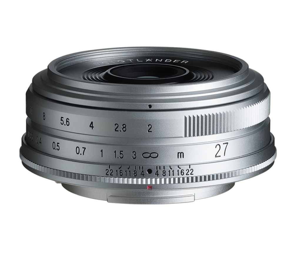 Voigtländer Ultron 27mm f/2 Fujifilm X objektiv, ezüst