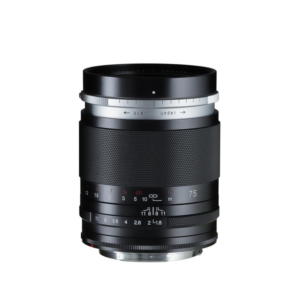 Voigtländer Portrait Heliar 75mm F1.8 RF objektív fekete