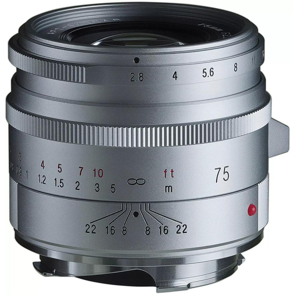 Voigtländer APO-Skopar 75mm F2.8 VM ezüst objektív